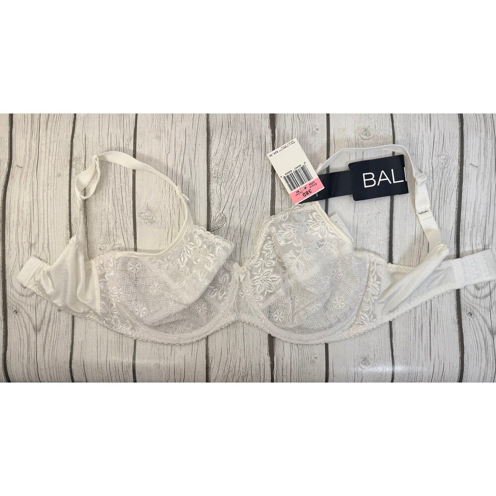 Bali Lace Underwire Bra 38D NWT